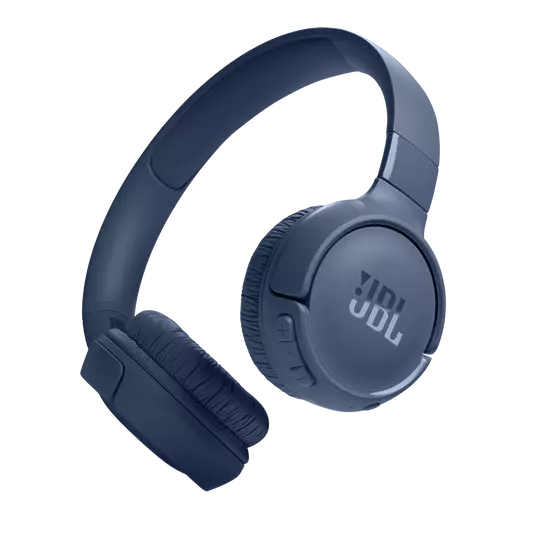 JBL Tune 520BT - Wireless On-Ear Headphones, Up to 57H Battery Life and Speed Charge, Lightweight, Comfortable and Foldable Design, Hands-Free Calls with Voice Aware - Blue