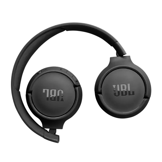 JBL Tune 520BT - Wireless On-Ear Headphones, Up to 57H Battery Life and Speed Charge, Lightweight, Comfortable and Foldable Design, Hands-Free Calls with Voice Aware - Black