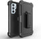 Black Galaxy S24 Heavy Duty Case with BELT CLIP INCLUDED
