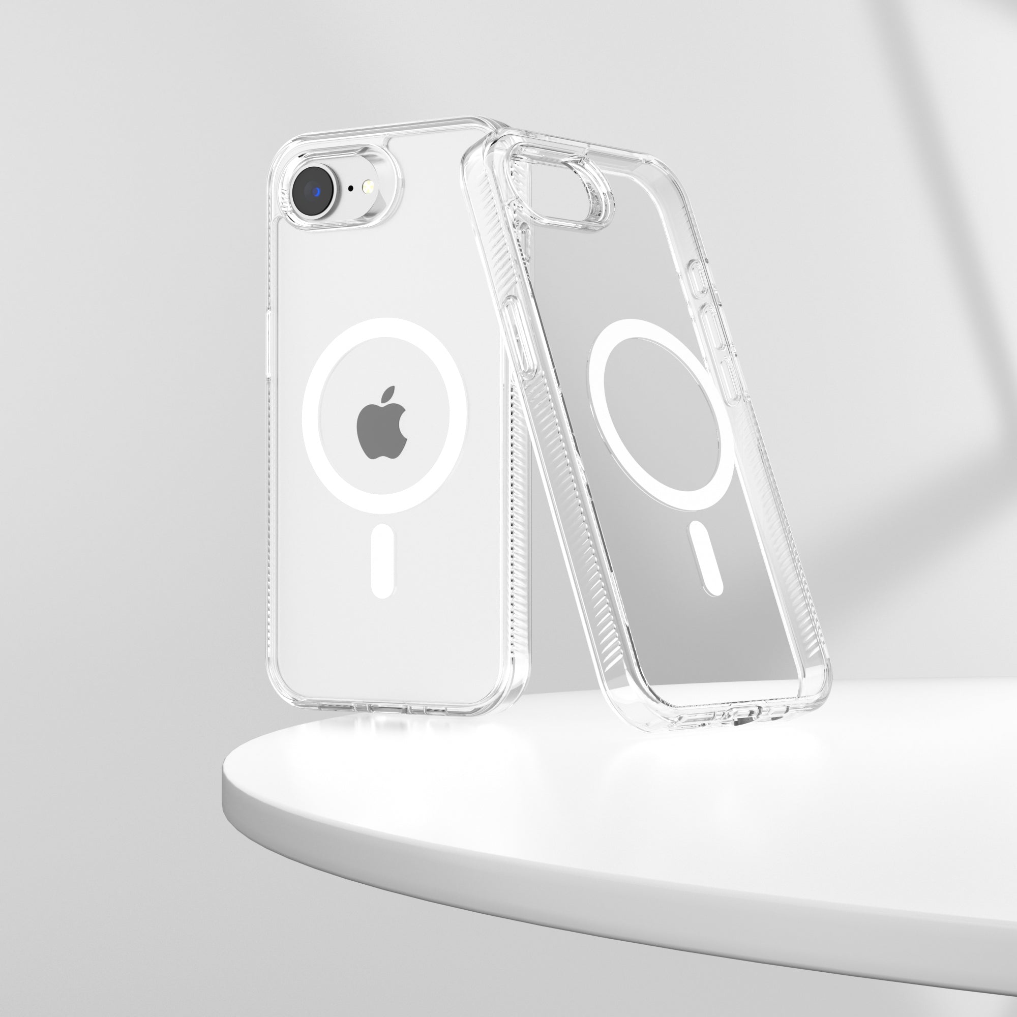 Clear Case with Magnetic Compatibility for iPhone 16e