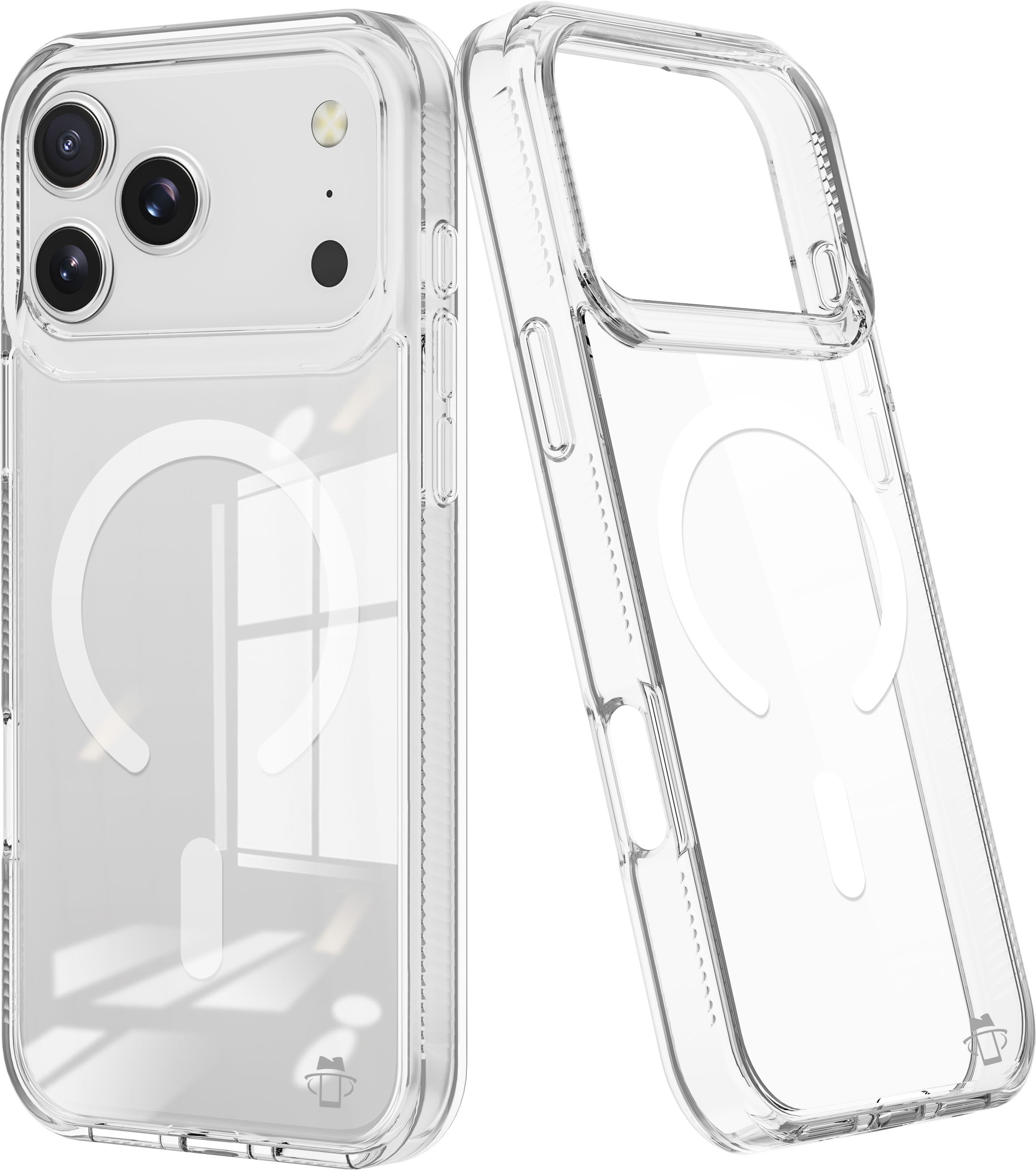 Clear Case with Magnetic Compatibility for iPhone 17 Pro with package