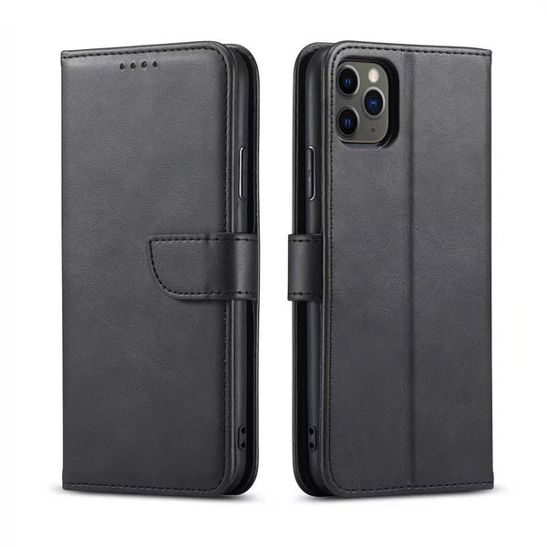 Black Wallet Case for Galaxy A55 5G