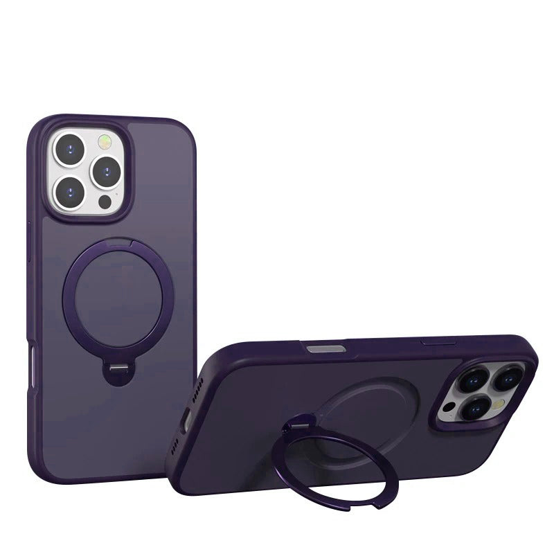 Purple Frosted with 360° Magnetic Kickstand for iPhone 16e