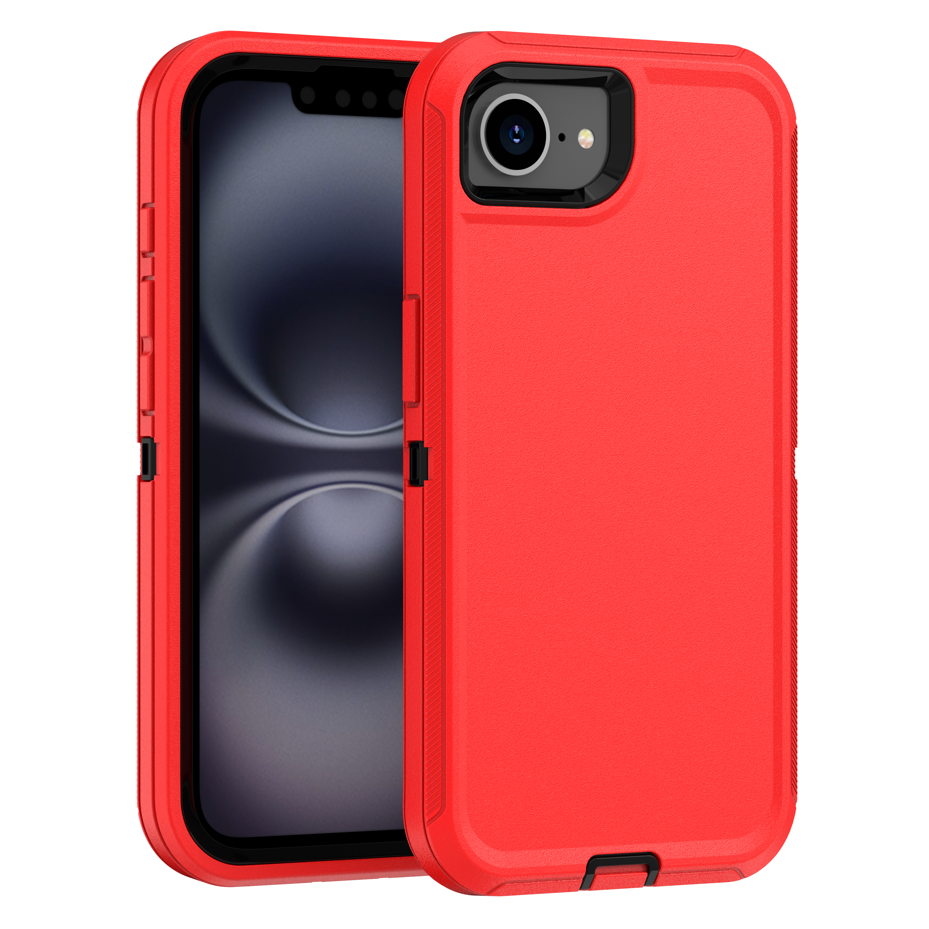 Red Heavy Duty Case for iPhone 16e