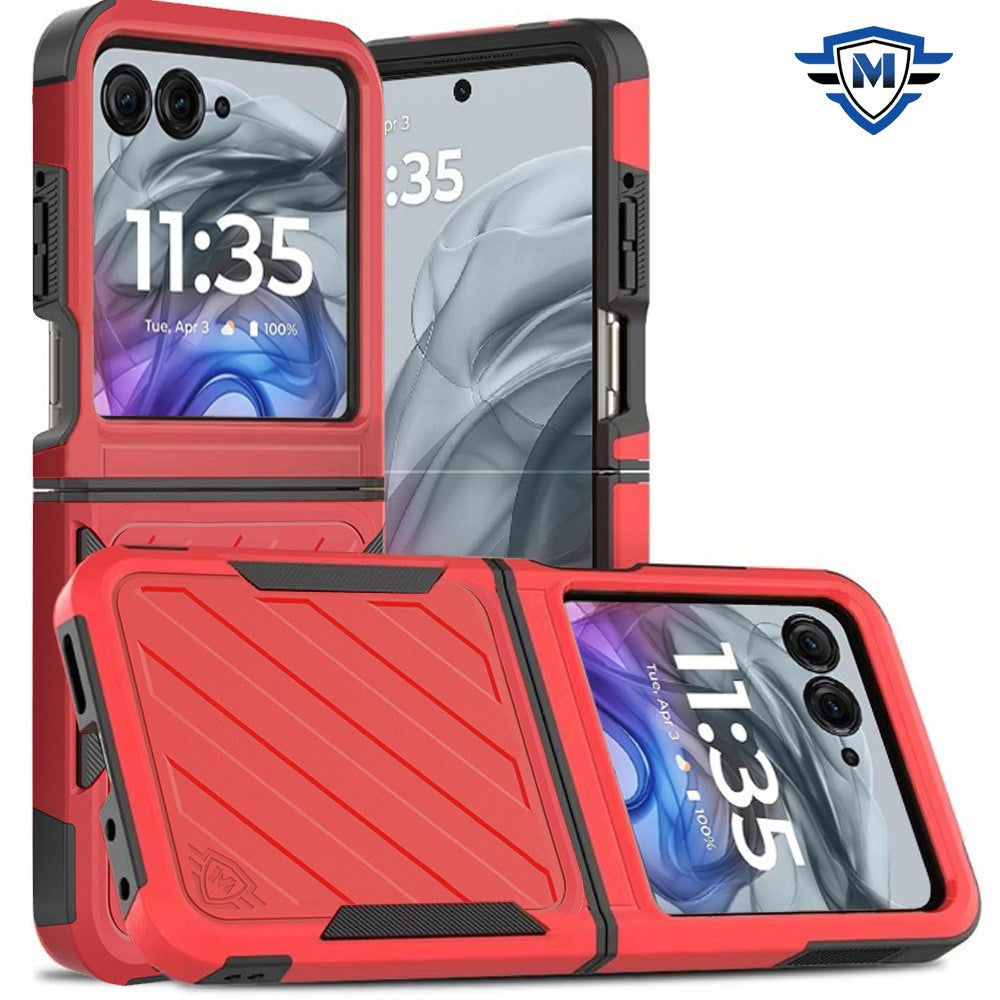 Red Heavy Duty Hybrid for Motorola Razr 2025 2024