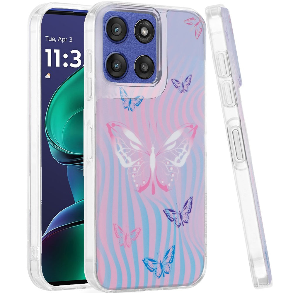 Butterfly Double Layer Design for Moto G Stylus 5G 2025 - D