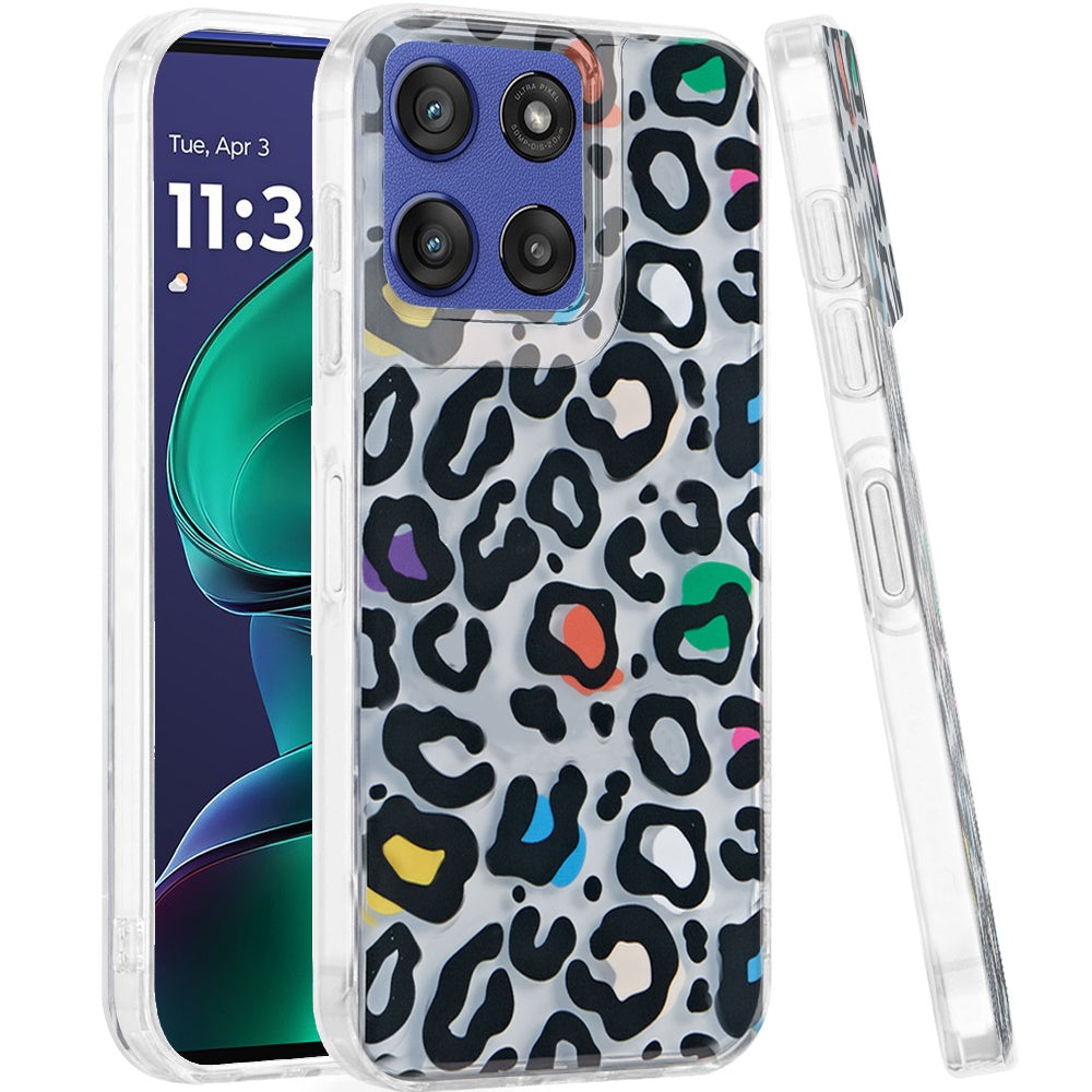 Leopard Double Layer Design for Moto G Stylus 5G 2025 - K