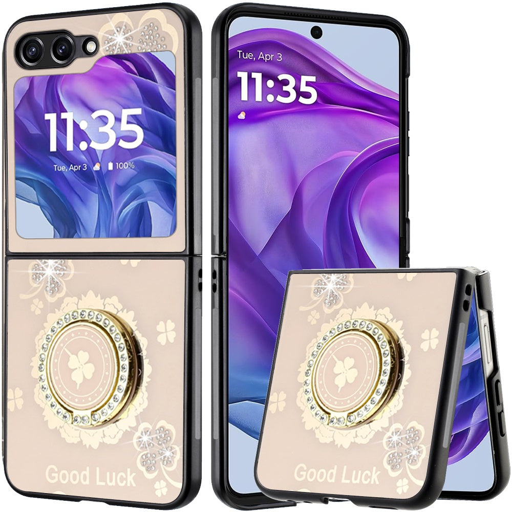 Gold Diamond Case for Motorola Razr 2025 2024