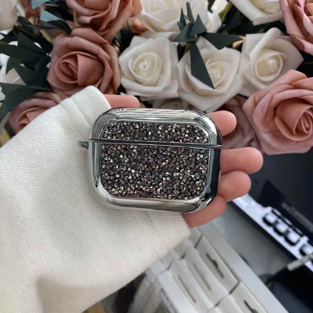 Black Deluxe Glitter Case for AirPods Pro 2 / Pro 1