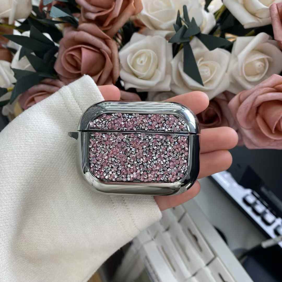 Pink Deluxe Glitter Case for AirPods 2nd Gen / 1st Gen