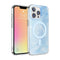 Blue Magnetic Glitter Case for iPhone 15 Pro Max