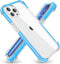 Blue TPU Bumper Ultra Clear Back TPU Shockproof for iPhone 15 Pro Max
