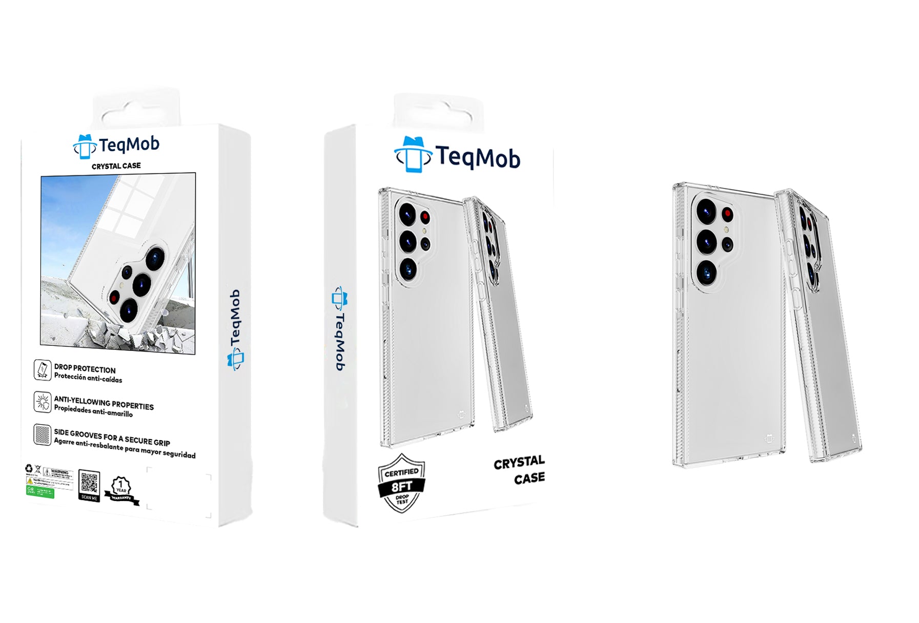 Clear Case for Samsung Galaxy S23 with package