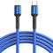 BLUE 10FT FAST CHARGING CABLE C TO 8PIN