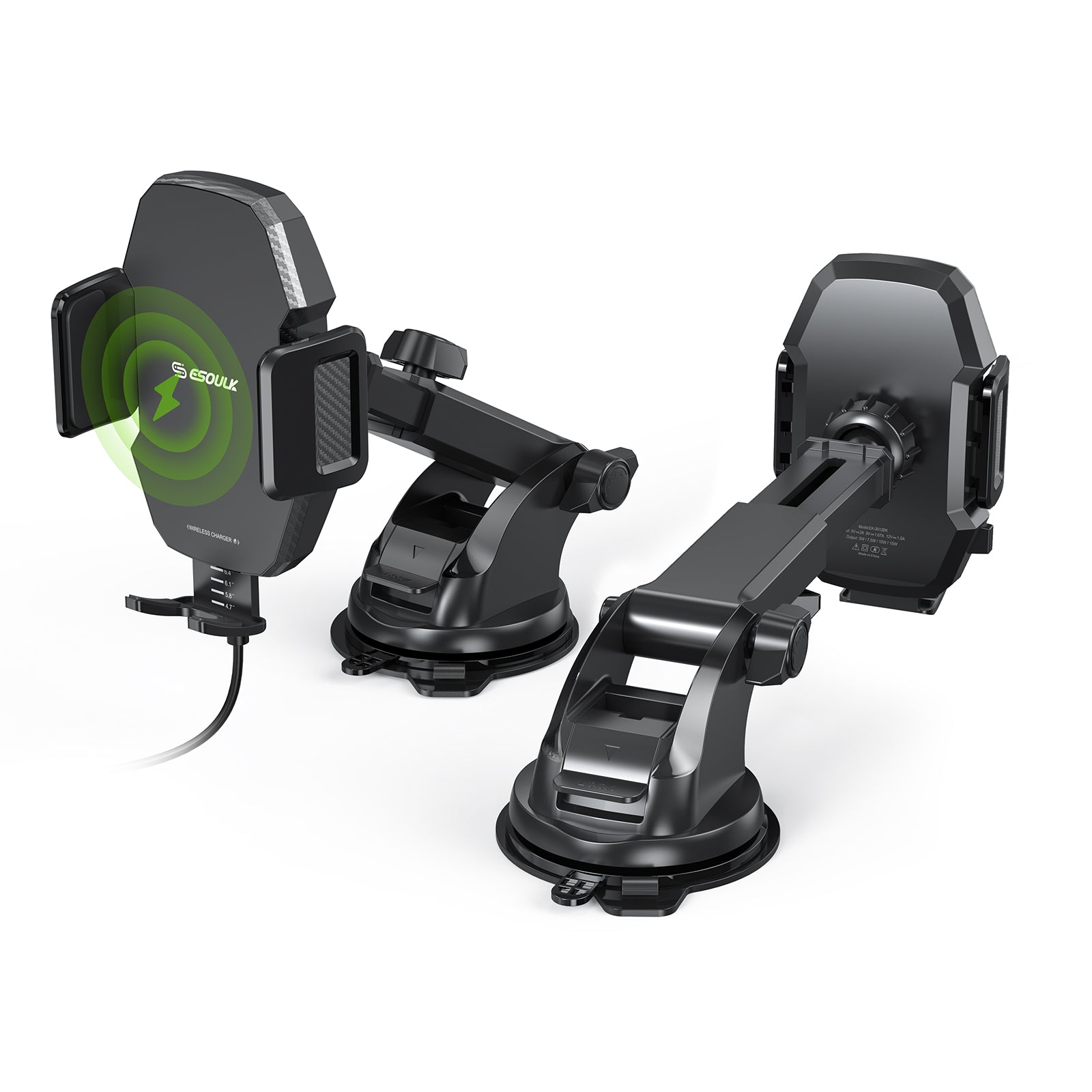 15W Wireless Fast Charging Car Charger