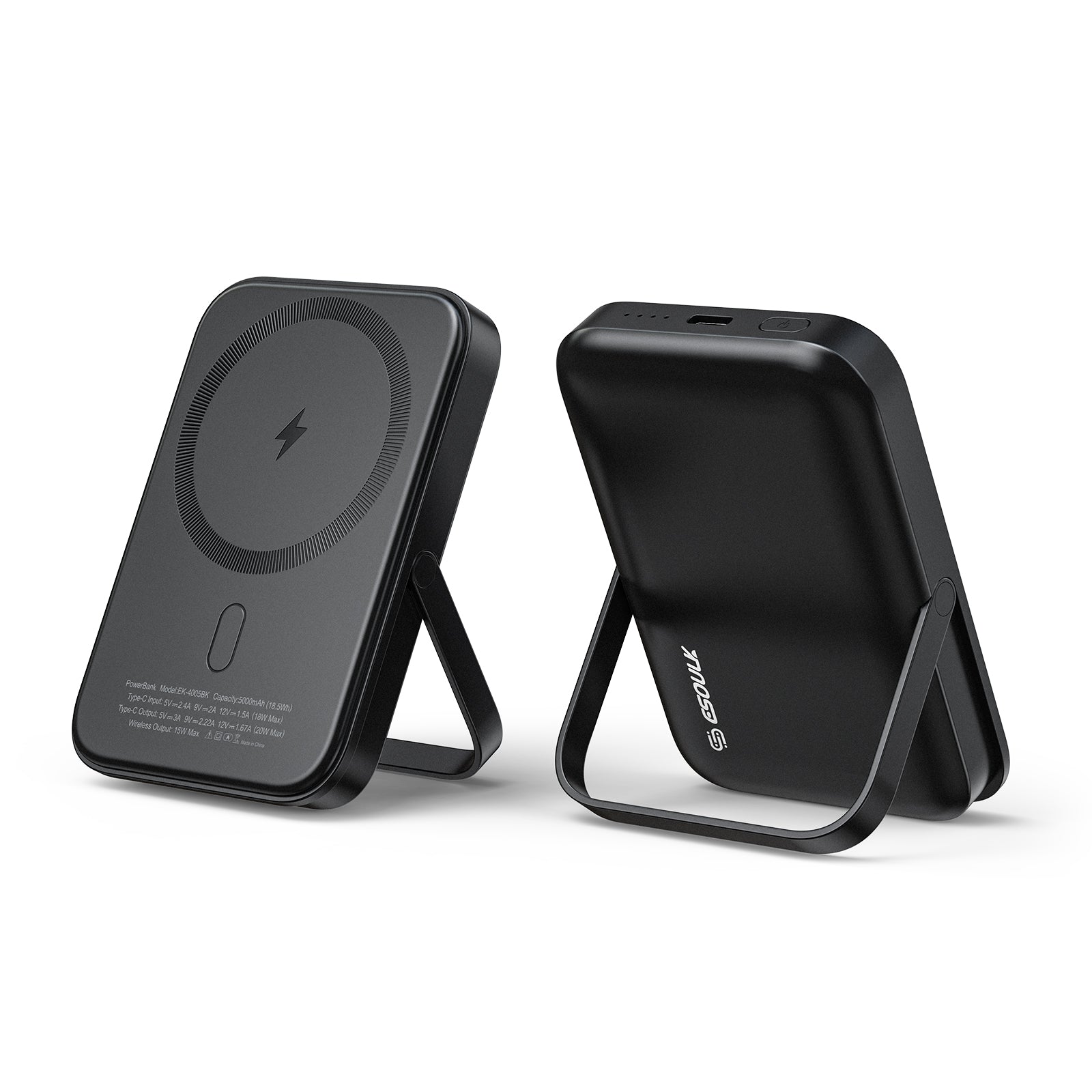 5000mAh Magnetic 15W Wireless Charge Power Bank