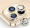Gold Glitter Camera Protector for iPhone 15 6.1 / 15 Plus
