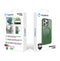 Green Smoked Kickstand with Magnetic Compatibility for iPhone 15 Pro Max with package