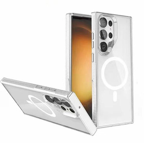 Clear Case with Magnetic Compatibility for Galaxy S24 Ultra