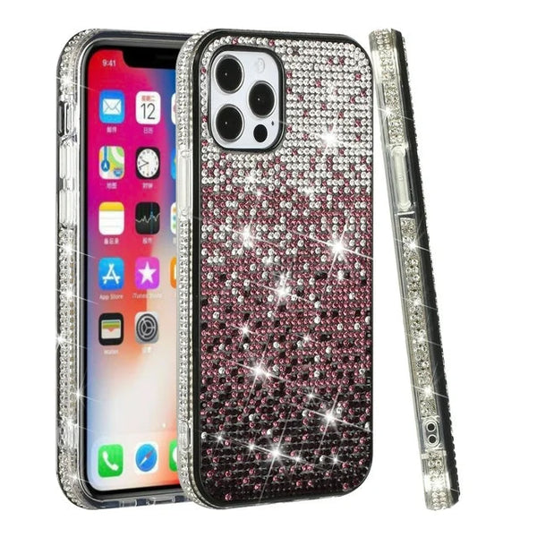 Rose Gold Pixel Stone Case for iPhone 14 Pro Max