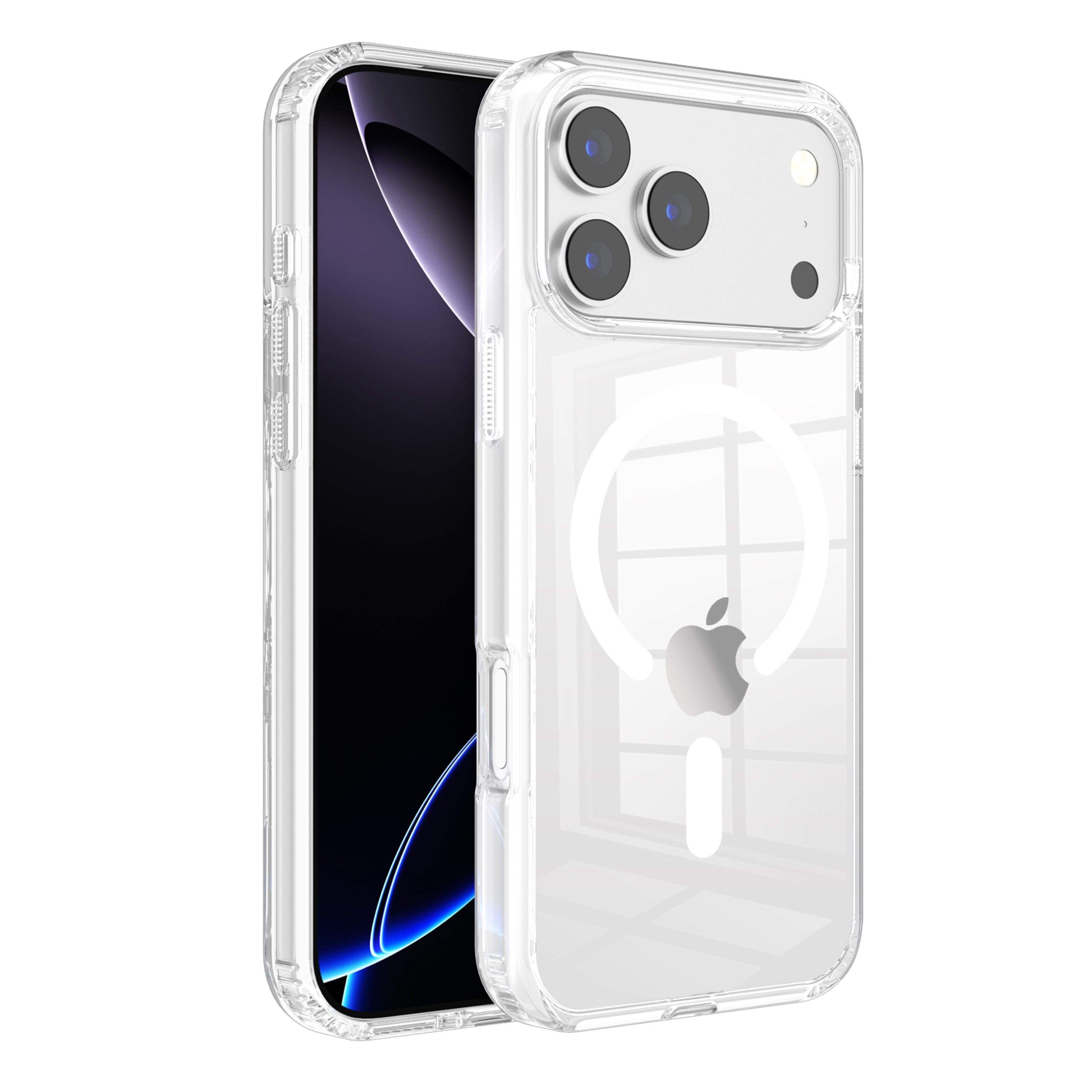 Clear Case with Magnetic Compatibility for iPhone 17 Pro Max