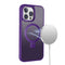 Purple Frosted Kickstand with Magnetic Compatibility for iPhone 12 Pro Max 6.7