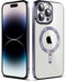 Dark Purple Soft TPU Case with Magnetic Compatibility for iPhone 15 Pro Max