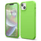 Neon Green Soft Silicone Case for iPhone 15 Plus 6.7 / 14 Plus 6.7