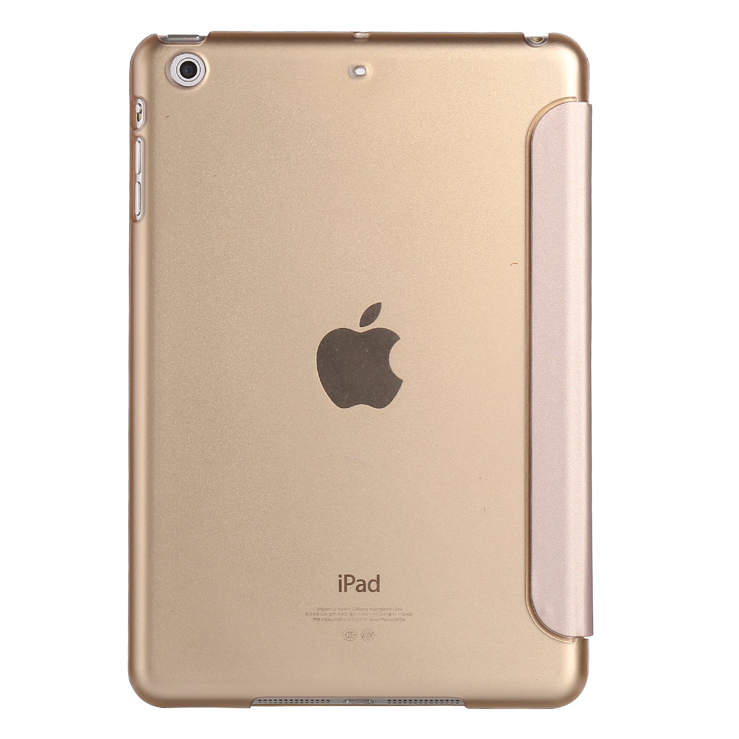 iPad Mini 4/5 Smart Cover with Sleep Mode Clear Back Gold