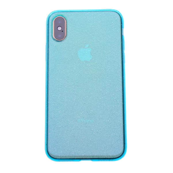 Sapphire Silicone Glitter iPhone X/XS