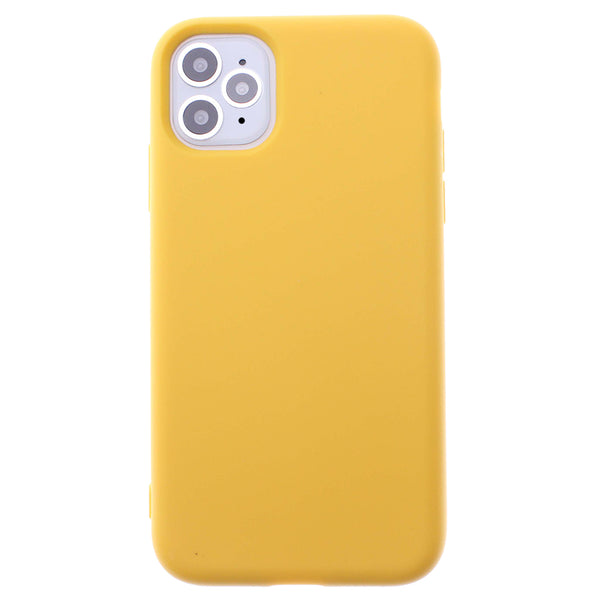 Yellow iPhone 11 Pro MAX Soft Silicone TPU Case