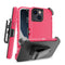 Heavy Duty Case Pink White for iPhone 15 Plus / 14 Plus 6.7