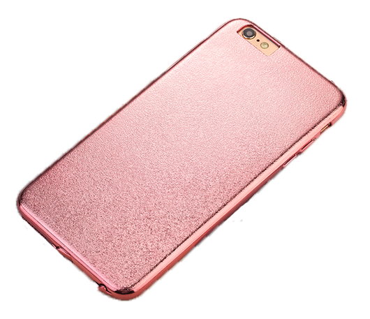 iPhone 8/7 Shiney TPU With Hard Back Rose Gold