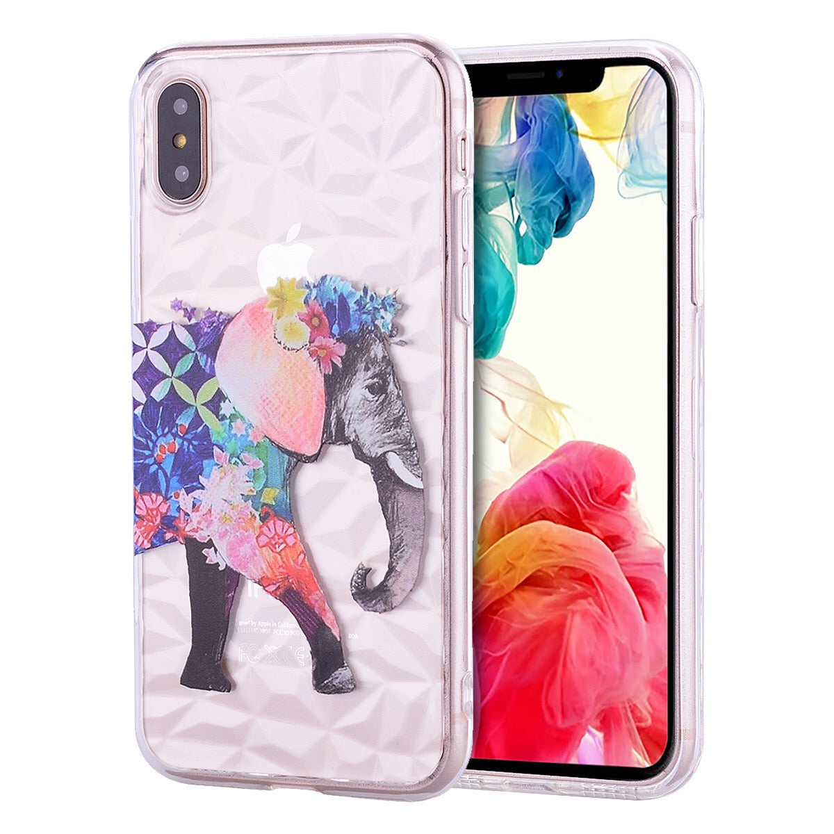 iPhone XS MAX Design TPU Happy Elephant
