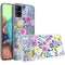 Samsung A71 5G UW Version Design Transparent Bumper Hybrid Case Cover - Colorful Flower Arrangement