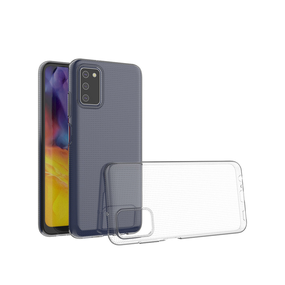 Clear Galaxy A03 Hard Back TPU