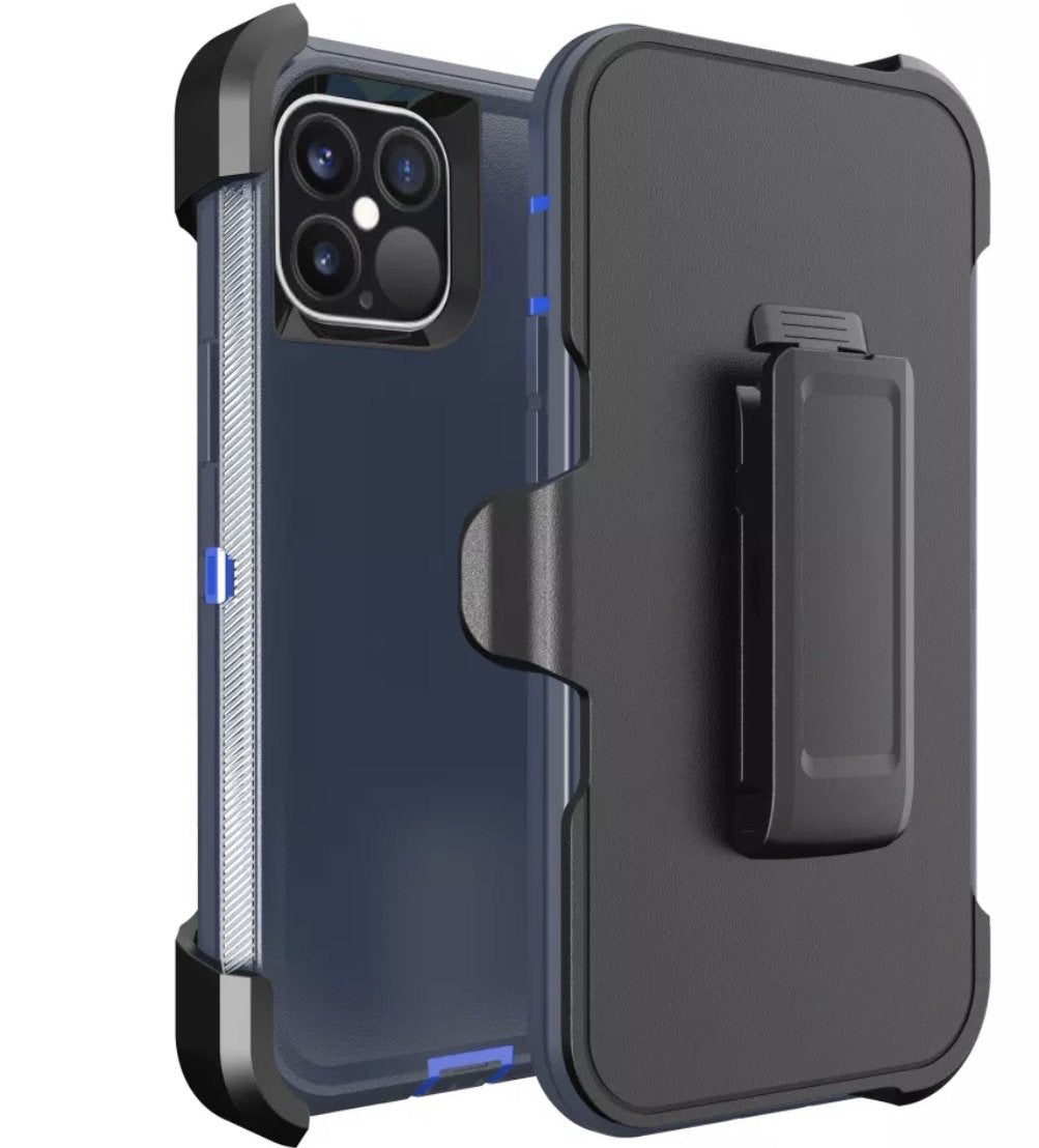 iPhone 13 PRO MAX Heavy Duty Case Navy Blue