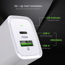 20W PD+QC FAST WALL CHARGER