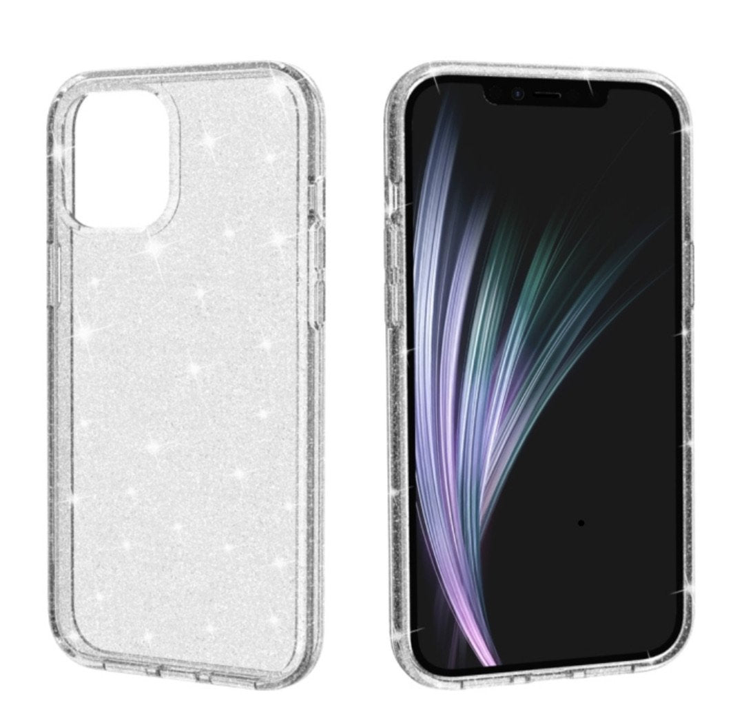 Clear iPhone 13 PRO Glitter TPU Bumper