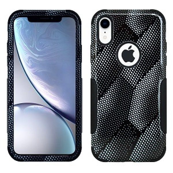 iPhone XS MAX Aries Design Carbon Strips Black