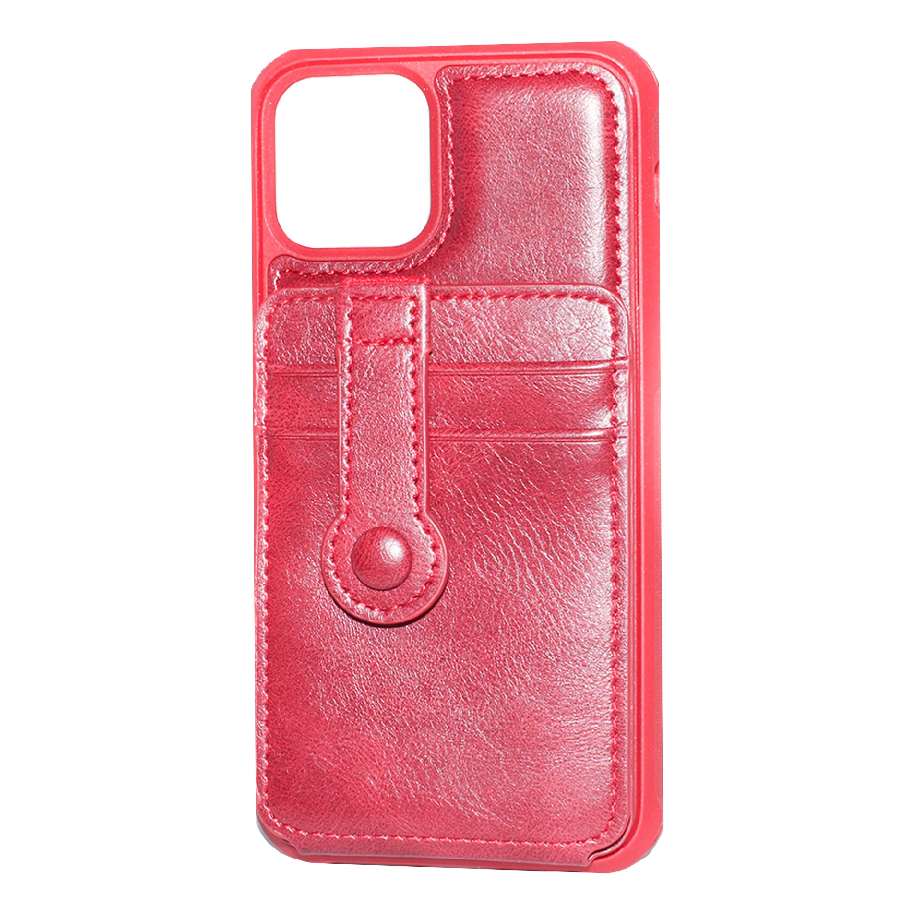 RED iPhone 11 Back Wallet case
