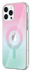 Pink and Teal Gradient Case with Magnetic Compatibility for iPhone 14 Pro