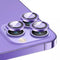 Purple Solid Camera Glass Protector for iPhone 14 Plus 6.7 / 14 6.1