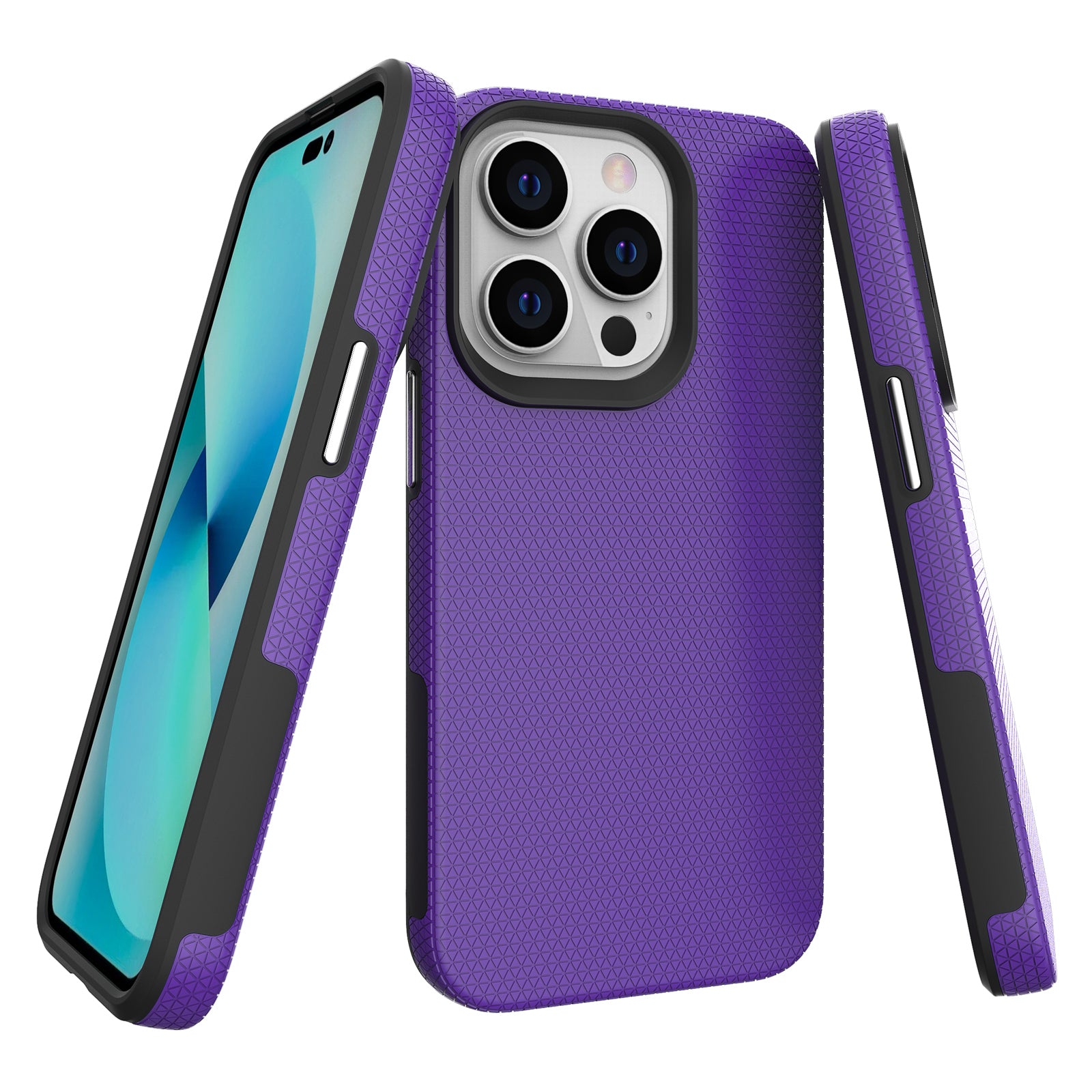 Triangle Purple for iPhone 15 Plus 6.7 / 14 Plus 6.7