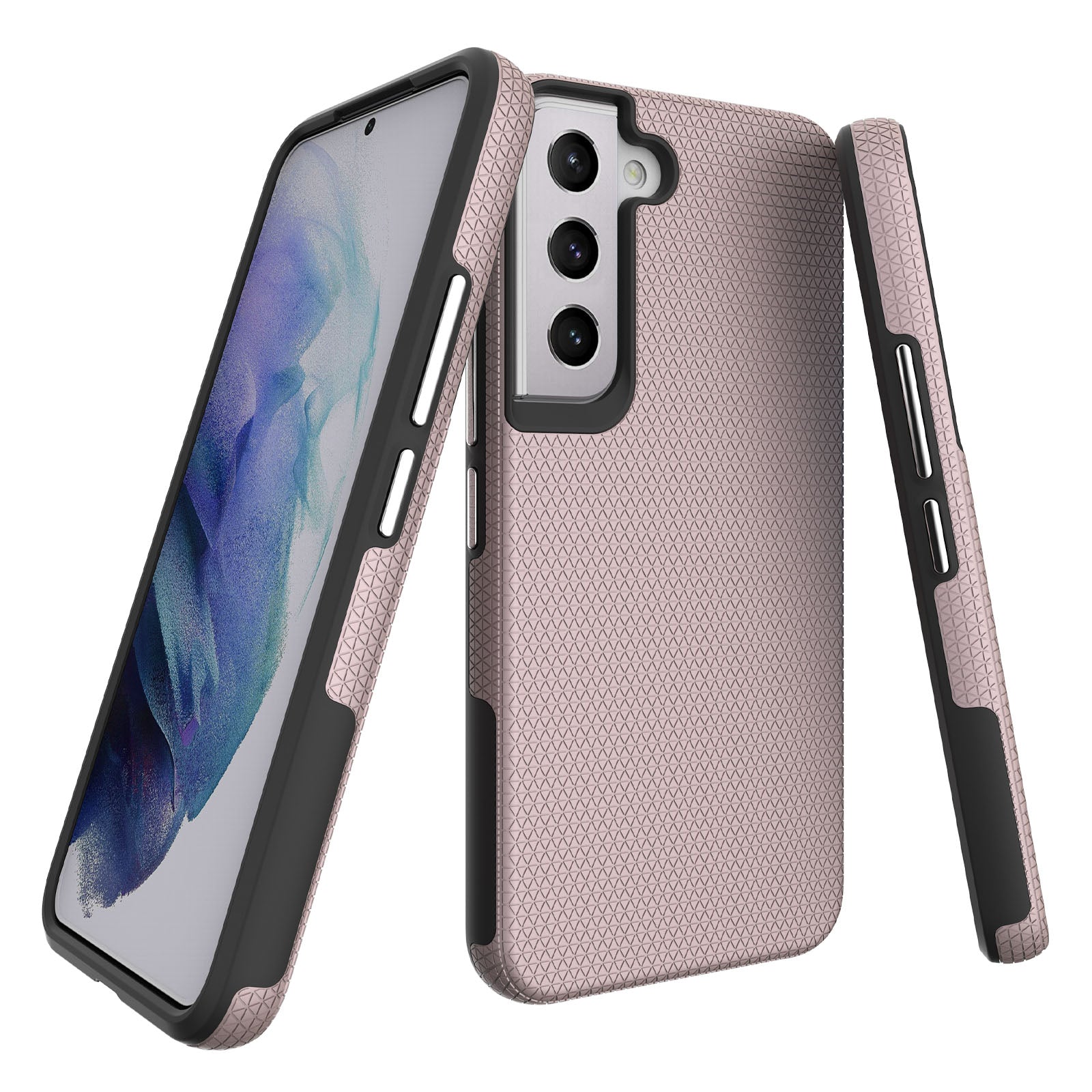 Rose Gold Samsung S22 Plus Triangle Case