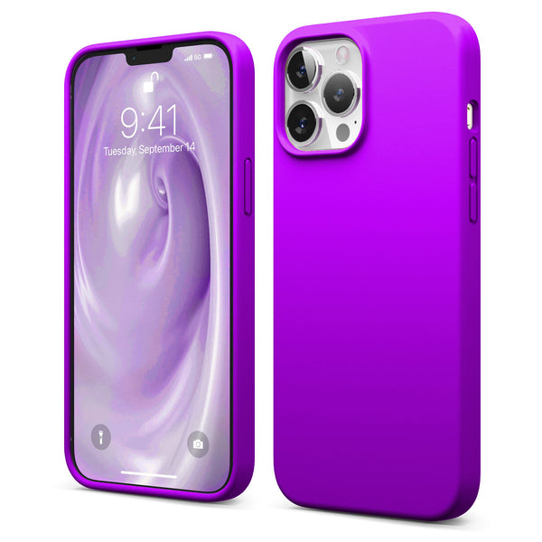 Light Purple iPhone 14 6.1 / iPhone 13 Soft Silicone Case