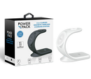 White POWER X PACK White 3 in 1 Curved Magnetic Wireless Station