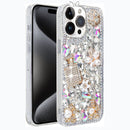 Silver Perfume Deluxe Case for iPhone 15 Pro