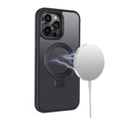 Black Smoked Kickstand with Magnetic Compatibility for iPhone 14 Pro with package