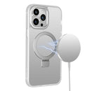 White Smoked Kickstand with Magnetic Compatibility for iPhone 12 Pro Max 6.7 with package